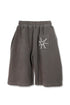 Mayte × Cycle ECHO STAR WASHED HALF PANTS -BROWN- *Last1